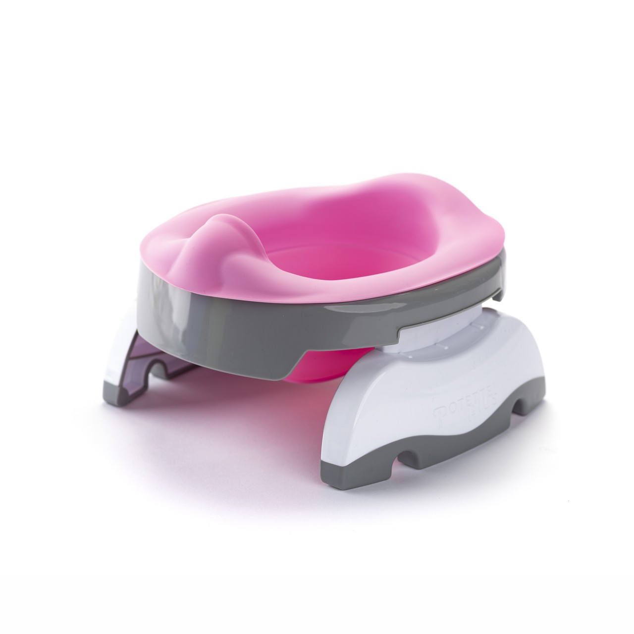 Potette Plus, Liner reutilizabil pentru olita portabila, silicon, roz